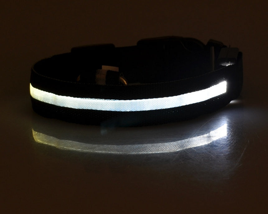 Nylon LED Pet Dog Cat Luminous Collar