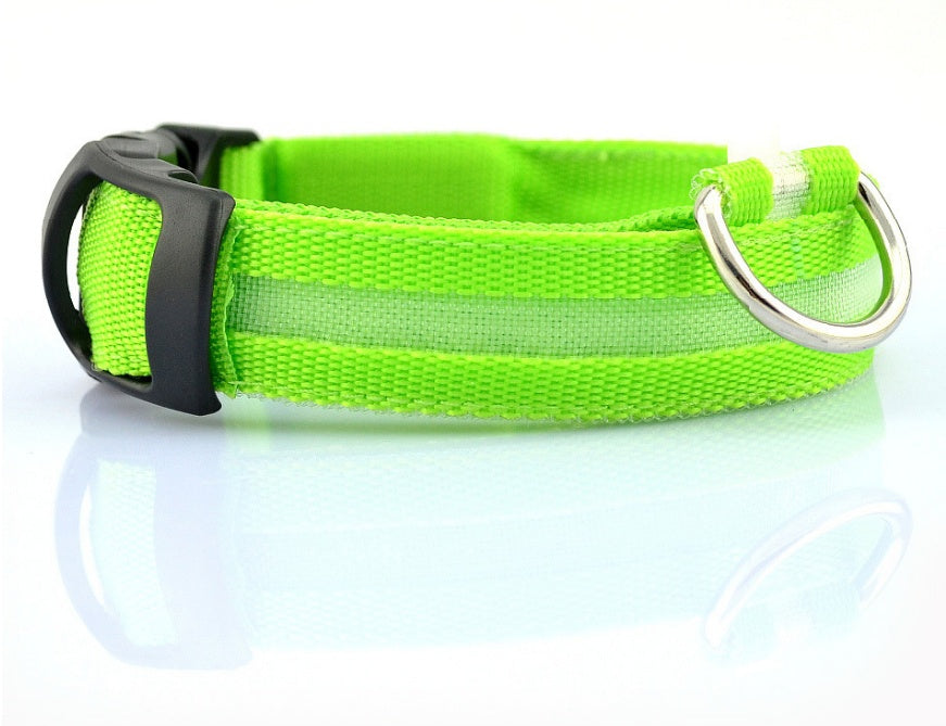 Nylon LED Pet Dog Cat Luminous Collar