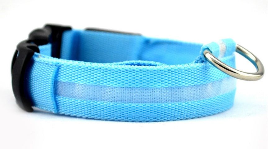 Nylon LED Pet Dog Cat Luminous Collar