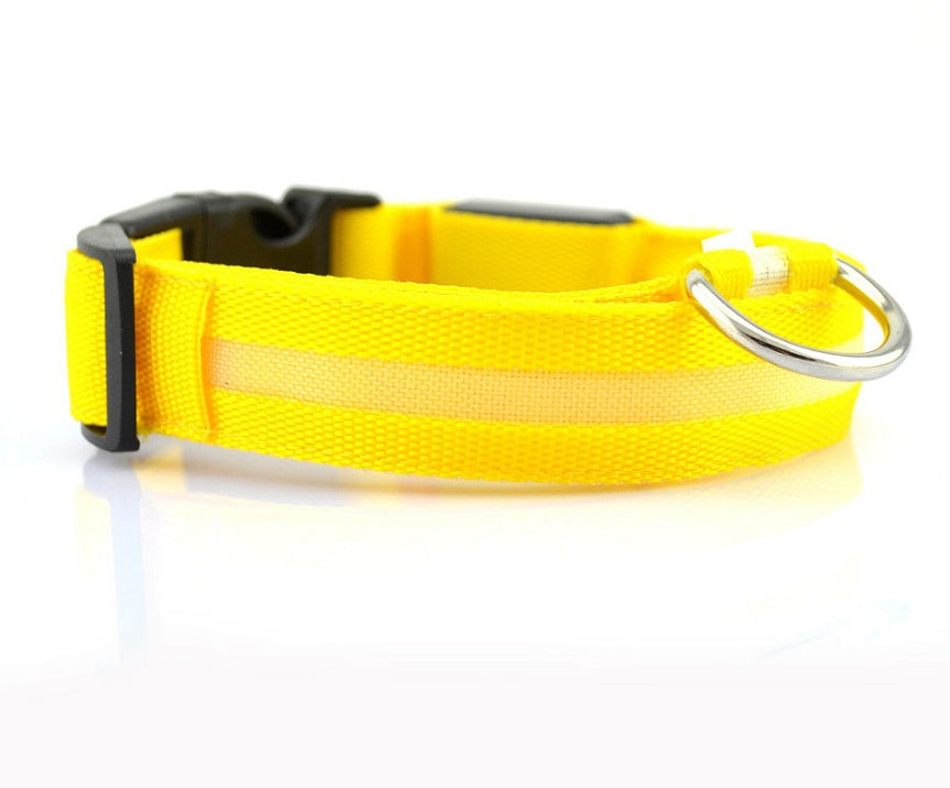 Nylon LED Pet Dog Cat Luminous Collar