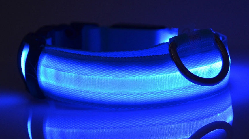 Nylon LED Pet Dog Cat Luminous Collar